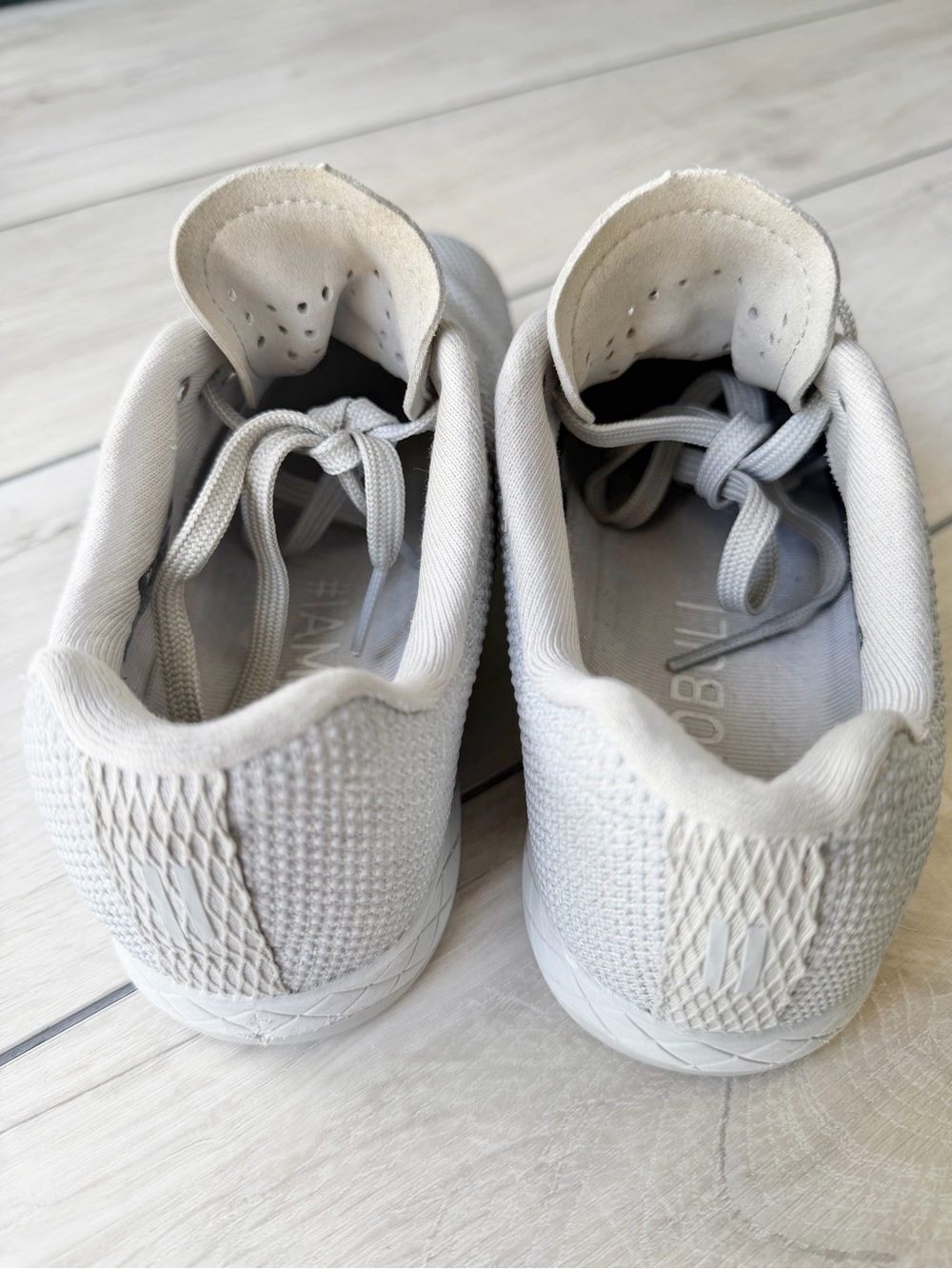 NOBULL Unisex Knit Training Sneakers in Light Gray Women’s 7.5 Activewear - Picture 6 of 9